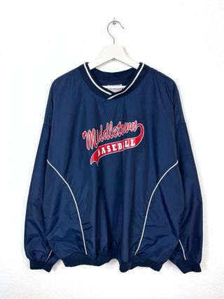 Cortavientos Pullover USA Baseball Vintage Oversiz