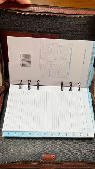 Agenda Piquadro Cuero Marrón