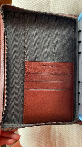 Agenda Piquadro Cuero Marrón