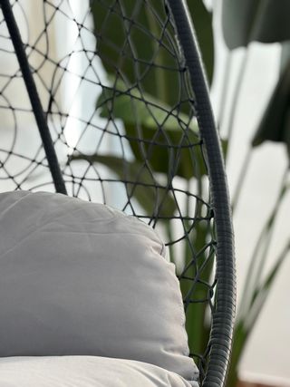 OFERTA!! Columpio Huevo Gris con Cojín