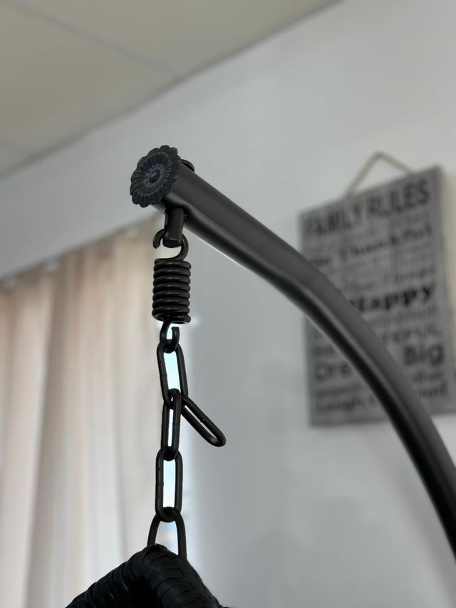 OFFERTA!! Dondolo Uovo Grigio con Cuscino