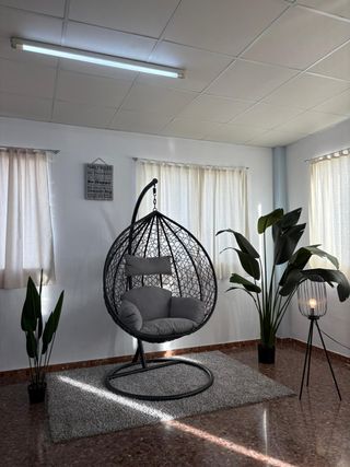 OFERTA!! Columpio Huevo Gris con Cojín