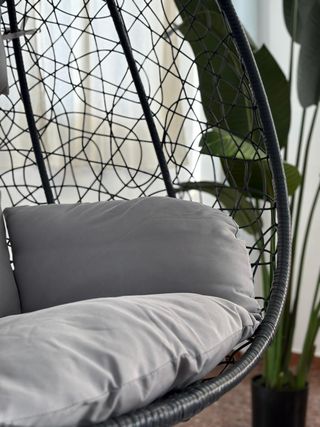 OFERTA!! Columpio Huevo Gris con Cojín