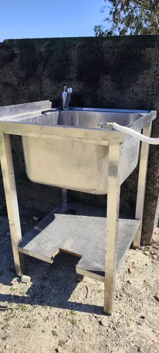 Fregadero industrial acero inoxidable