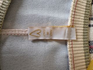 Vestido largo estampado rayas