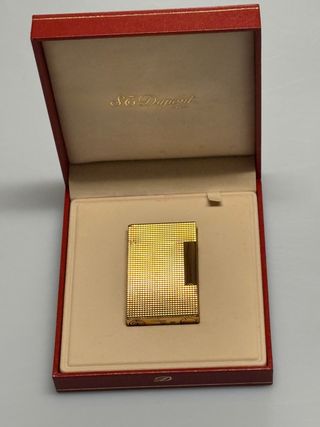 S.T. Dupont 1990 mod. 16211 Gold Diamond Head.