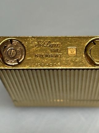 S.T. Dupont 1990 mod. 16211 Gold Diamond Head.