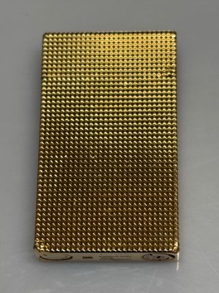 S.T. Dupont 1990 mod. 16211 Gold Diamond Head.