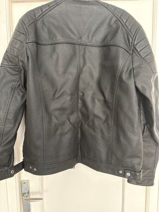 Chaqueta de piel Jack & Jones Talla XL