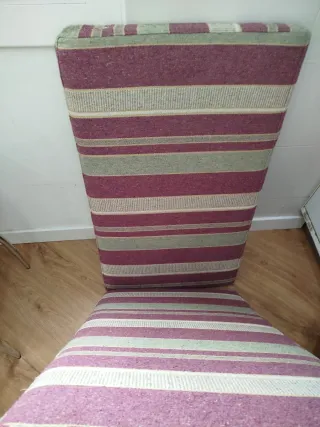 Asientos de espuma con fundas