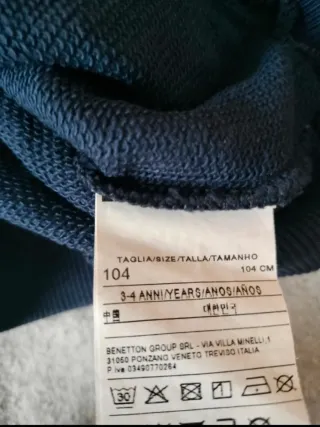 Lote 2 sudaderas Benetton niña