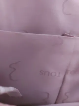 Bolso Tous de hombro Rosa Empolvado