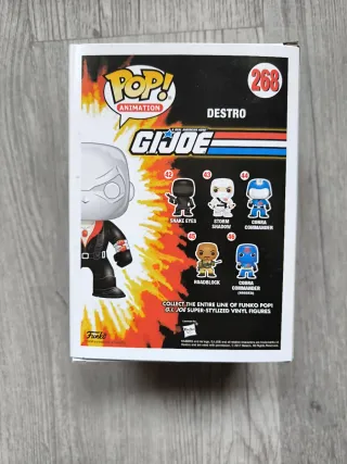 Funko Pop GI Joe Destro 268 Convention Exclusive