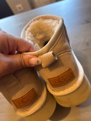 Botas UGG Beige Curtidas