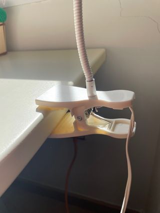 Lámpara de estudio pinza flexible