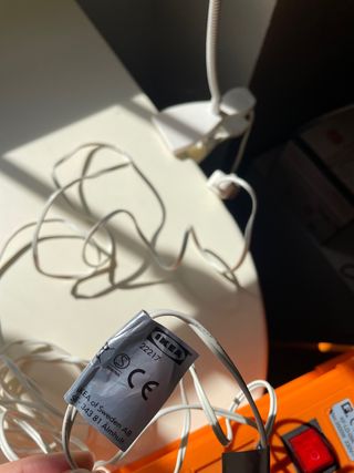 Lámpara de estudio pinza flexible