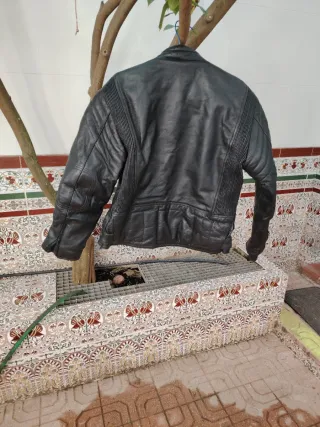 Cazadora de cuero moto Talla 54
