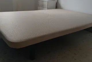 Somier 135x190 cm Beige