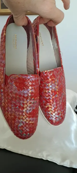 Scarpe Drievholt Donna Tg 41 Rosse in pelle