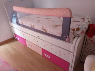 Cama nido infantil con cajones