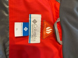 Anorak Columbia Rojo Esquí