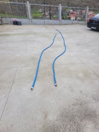 Cuerda naval con cable de acero azul