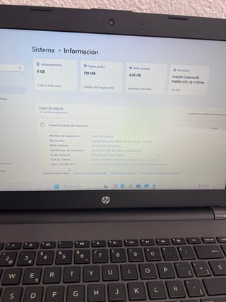 Portátil HP 13 “ Gris 4Gb RAM