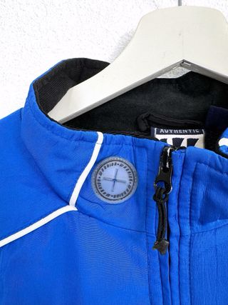 Chaqueta Deportiva USA Lacrosse Oversize Azul Y2K