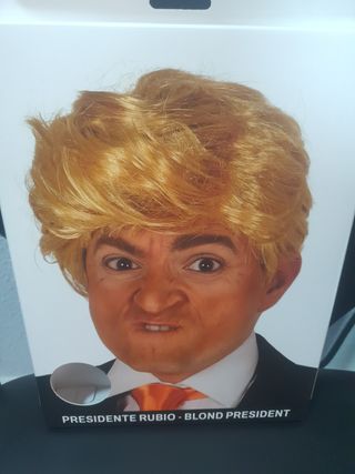 Peluca Rubia para disfraz