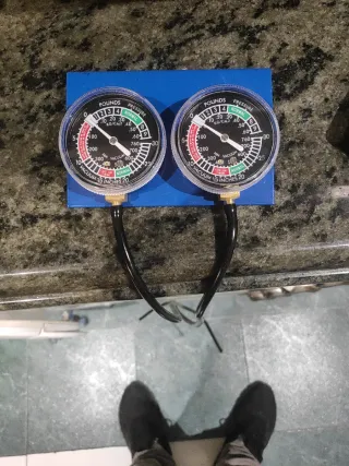 Bacuómetro Doble Presión/Vacío