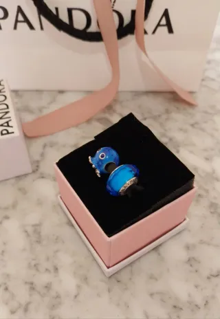 Lote 2 Charms Pandora Azul