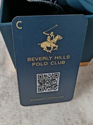 Reloj Beverly Hills Polo Club Azul y Plateado