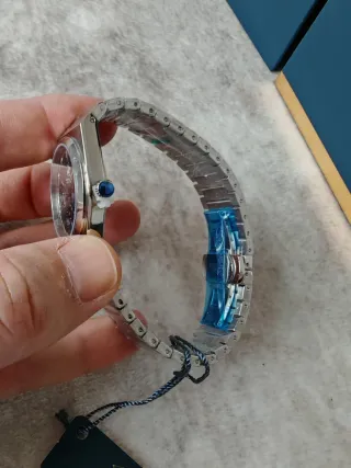 Reloj Beverly Hills Polo Club Azul y Plateado