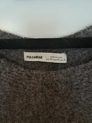 Jersey lana Pull&Bear gris talla M