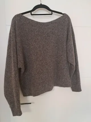 Jersey lana Pull&Bear gris talla M