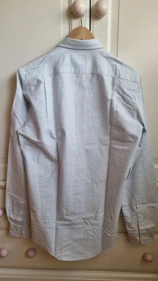 Camisa Scalpers T-39 Rayas Azules y Blancas