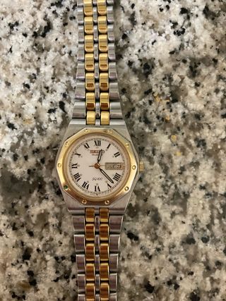 Reloj Seiko Mujer Oro/Plata para Piezas