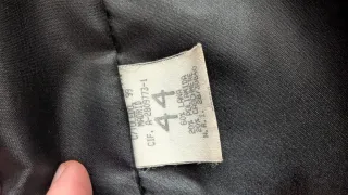 Abrigo de Cachemire y Lana Negro