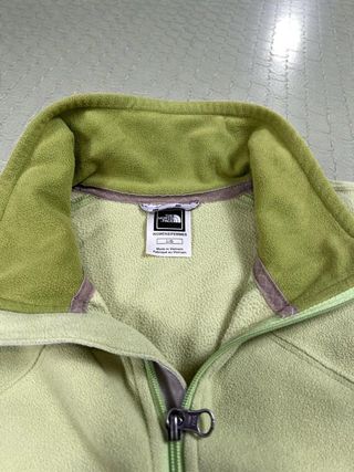 The North Face Polar TKA 100 Light Green Vintage
