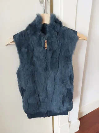 Chaleco Piel Conejo. Hope Talla S