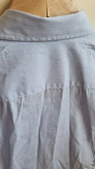 Camisa Scalpers T-39 Slim Fit Azul Rayas