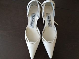 Zapatos de fiesta Emilio Badiola blancos