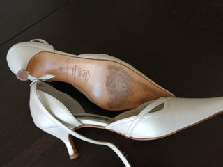 Zapatos de fiesta Emilio Badiola blancos