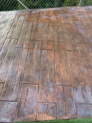 Pavimento impreso para exteriores