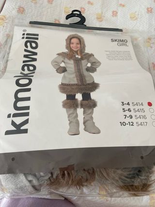Disfraz niña esquimal Talla 3-4