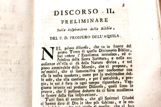 Libro Antico - Dizionario Portatile Della Bibbia