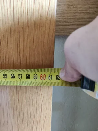 Puerta doble maciza chapada en roble y con cristal