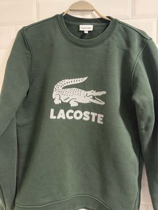 Sudadera Lacoste Verde Talla 16 Mujer/Niña