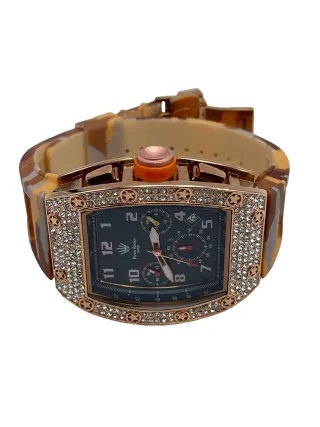 Orologio Rapper America Strass Camouflage
