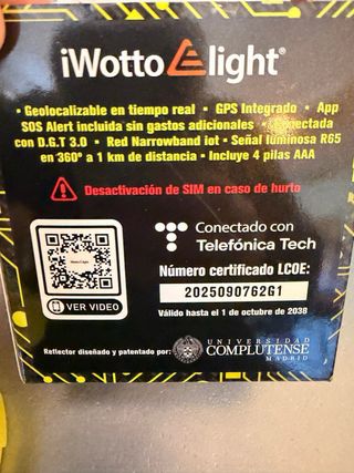 Luz Emergencia GPS iWotto Light DGT 3.0. Nueva